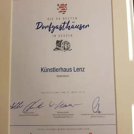 Kuenstlerhaus Lenz Couette-café